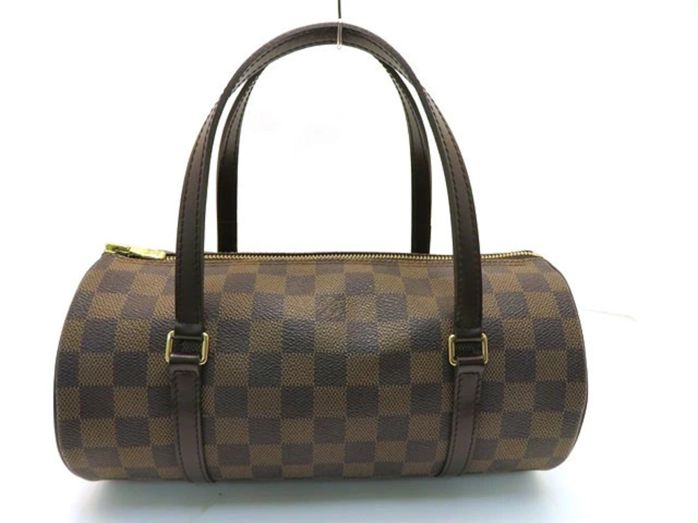 LOUIS VUITTON Papillon Handbag Damier around